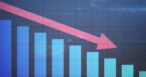 Downward Trend in Financial Data Analysis Conceptual Illustration - Download Free Stock Images Pikwizard.com