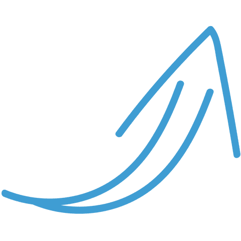 Blue Arrow Symbol on Transparent Background Vector Design - Download Free Stock Videos Pikwizard.com