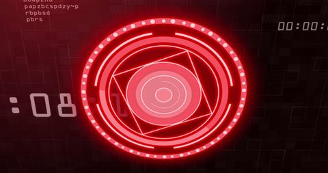 Digital Hud Interface Scanning Binary Code Data Flow - Download Free Stock Images Pikwizard.com