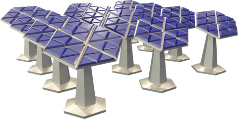 futuristic purple hexagon-shaped transparent solar panels - Download Free Stock Videos Pikwizard.com