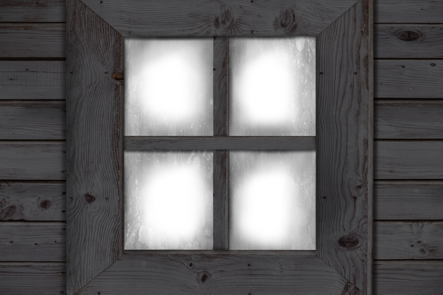 Transparent Wooden Wall with Damaged Window on Isolated Background - Download Free Stock Videos Pikwizard.com