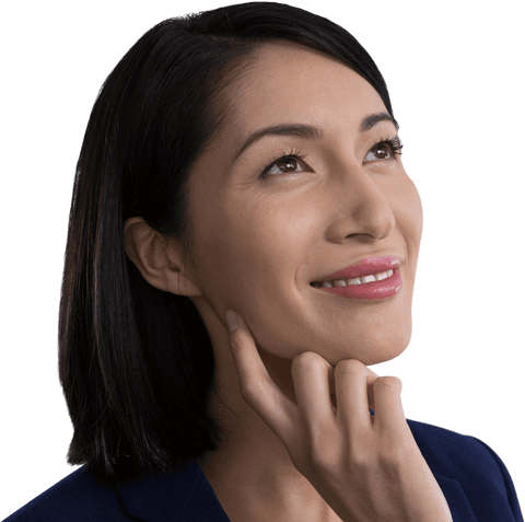thoughtful businesswoman with transparent background - Download Free Stock Videos Pikwizard.com