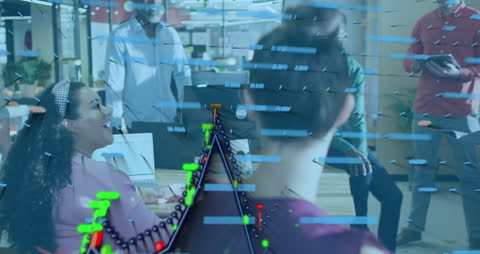 Financial Data Visualization in Dynamic Office Environment