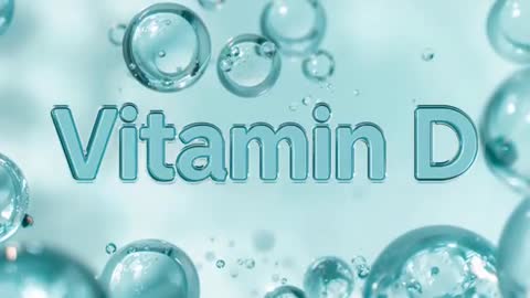 Animating 3D Vitamin D Text Floating Among Glassy Aqua Bubbles for Supplement Branding