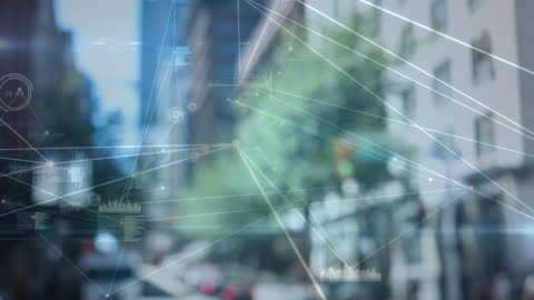 Digital Data Interface in AI-Driven Cityscape