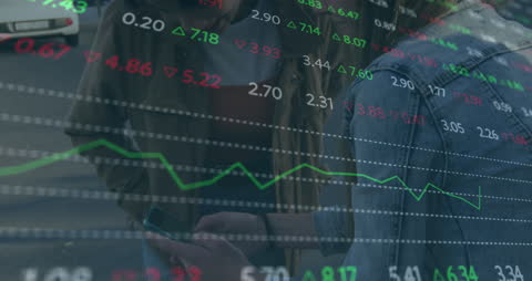 Connected Friends Analyzing Stock Market Data on Smartphone