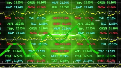 Digital Stock Market Data Visualizations with Graph Display