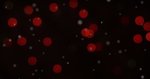 Festive Holiday Background with Red Bokeh and Snowflakes - Download Free Stock Images Pikwizard.com