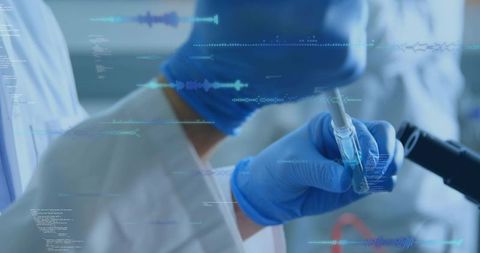 Pipetting Precision for Clinical Diagnostics in Research Lab with Digital Data Overlay