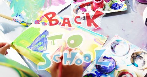Diverse Students Painting Back to School Creativity Concept - Download Free Stock Images Pikwizard.com