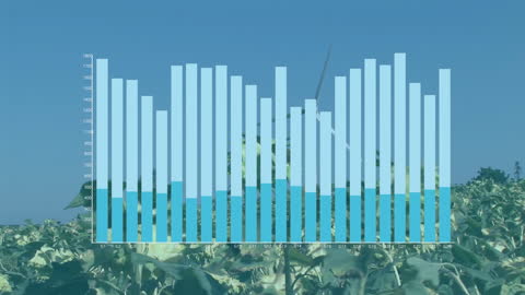 Agriculture Data Analysis Visualized in Virtual Garden Setting