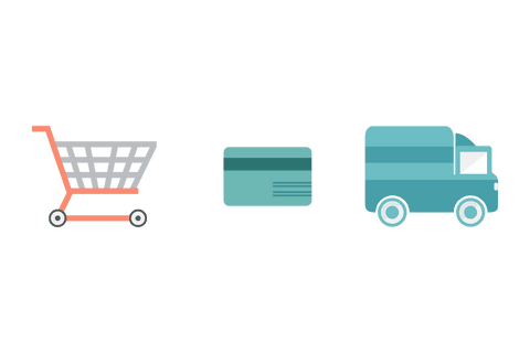 transparent shopping trolley credit card delivery truck icons - Download Free Stock Videos Pikwizard.com