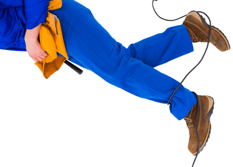 transparent maintenance worker tangled in cables and wires - Download Free Stock Videos Pikwizard.com