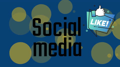 Dynamic Social Media Background with Thumbs Up