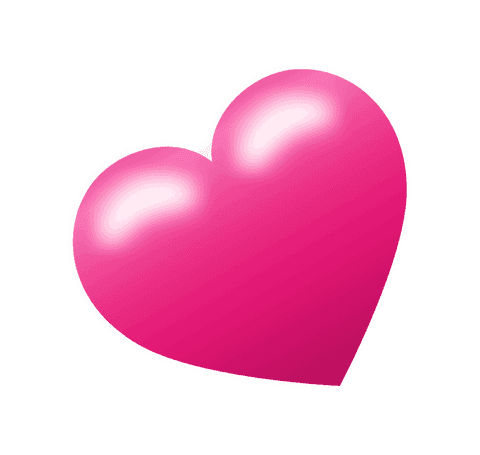 pink gradient heart icon on transparent background - Download Free Stock Videos Pikwizard.com