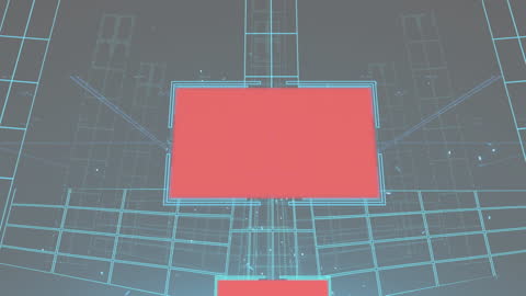 Digital Overlays and 3D Models on Futuristic Screen