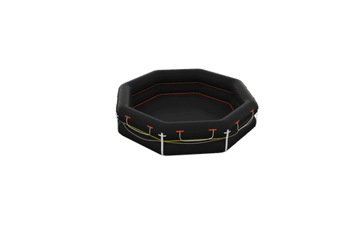 transparent black wading pool, elevated view - Download Free Stock Videos Pikwizard.com