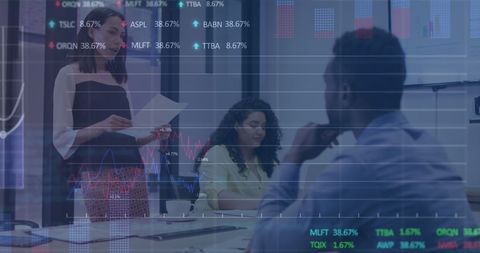 Financial Analysts Collaborating on Digital Data Strategies - Download Free Stock Images Pikwizard.com