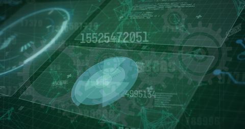 Futuristic Data Processing Dashboard Interface Visual - Download Free Stock Images Pikwizard.com