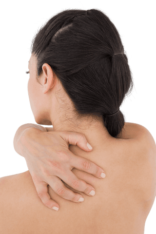 transparent view of woman touching ache in shoulder - Download Free Stock Videos Pikwizard.com