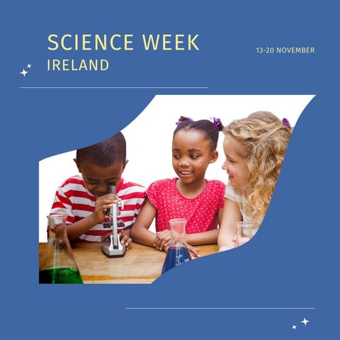 science week ireland with curious diverse schoolchildren learning - Download Free Stock Templates Pikwizard.com