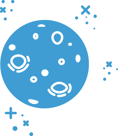 blue moon with stars on transparent background for astrology themes - Download Free Stock Videos Pikwizard.com