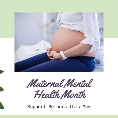 maternal mental health awareness concept with pregnant woman - Download Free Stock Templates Pikwizard.com