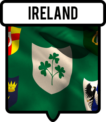 transparent shamrock emblem on traditional irish flag design - Download Free Stock Videos Pikwizard.com