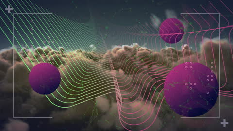 Abstract Visualization of Financial Data Processing Over Clouds