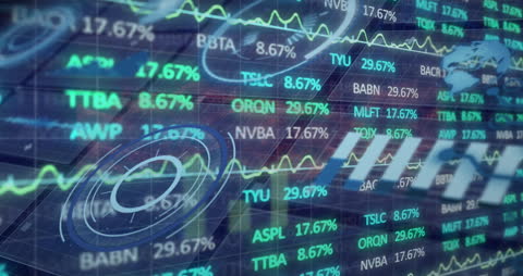 Financial Data Processing and Analytics Concept