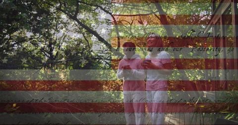 American nostalgia: mother and daughter bonding in nature