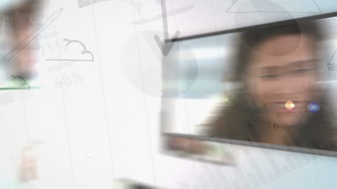 Blurred Vision of Business Communication with Data Overlay