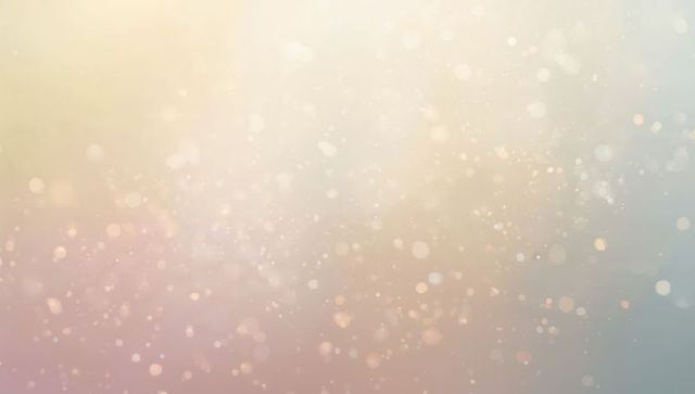 Glowing Pastel Bokeh Gradient with Floating Orbs, Soft Glow and Dusty Grain Texture