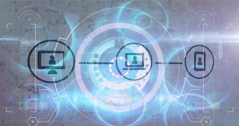 Digital Health Technology and DNA Interfaces Concept