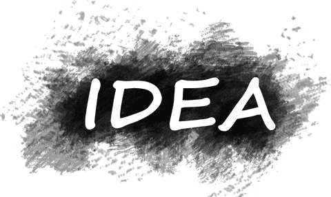 abstract black stain with idea text on transparent background - Download Free Stock Videos Pikwizard.com
