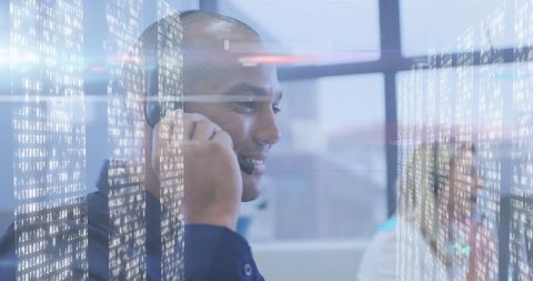 Diverse Team Navigating Digital Technology World