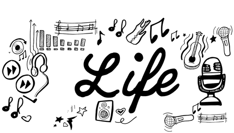 handwritten style life text on transparent background - Download Free Stock Videos Pikwizard.com