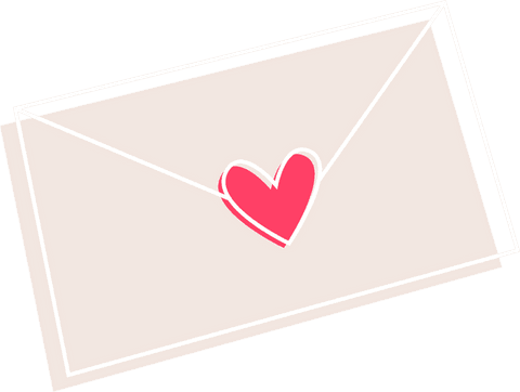 Transparent Heart-Sealed Envelope Symbolizing Romance - Download Free Stock Videos Pikwizard.com
