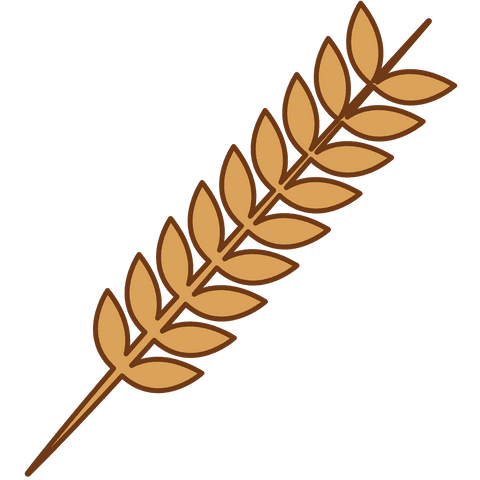 golden wheat ear illustration on transparent background - Download Free Stock Videos Pikwizard.com