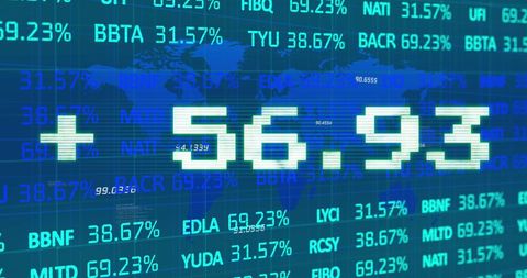 Digital Stock Market Trading Overlay World Map - Download Free Stock Images Pikwizard.com
