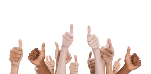 Diverse Thumbs Up on Transparent Background Isolated - Download Free Stock Videos Pikwizard.com