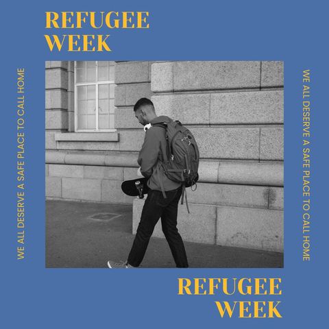 refugee week awareness: honoring freedom and safe homes - Download Free Stock Templates Pikwizard.com
