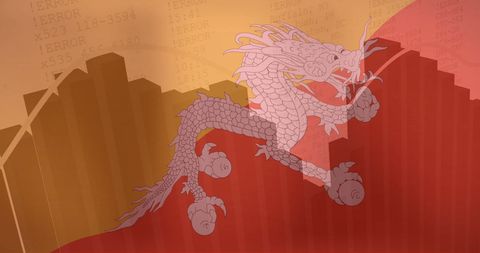 Dragon and Data Elements Concept Overlay