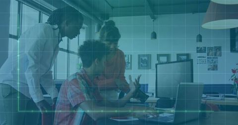 Creative Team Collaborative Meeting, Tech Innovation Discussion