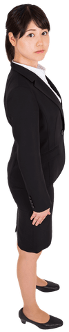 transparent background asian businesswoman in formal attire - Download Free Stock Videos Pikwizard.com