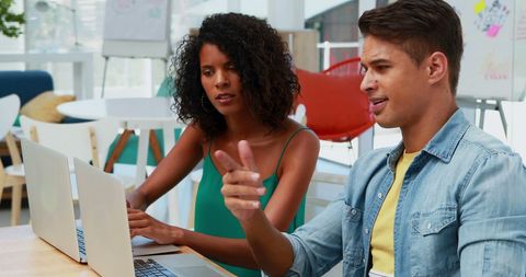 Young Multiracial Professionals Collaborating in Modern Office - Download Free Stock Images Pikwizard.com
