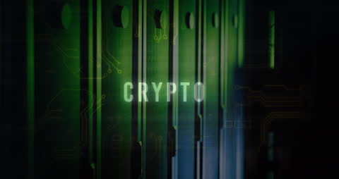 Futuristic Cryptocurrency Data Processing Servers