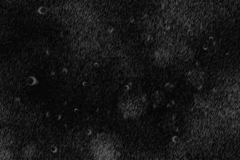 Black Abstract Shapes Texture on Transparent Background