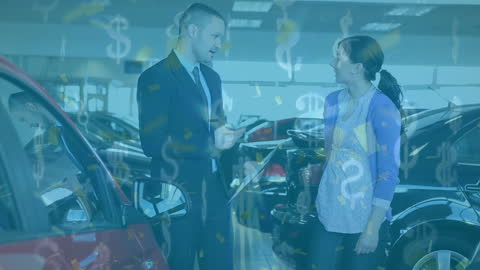 Business Collage with Globe Animation and Diverse Professionals