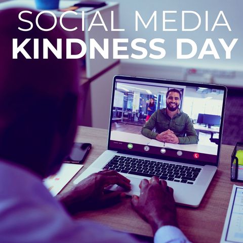 Online Meeting on Social Media Kindness Day - Download Free Stock Templates Pikwizard.com